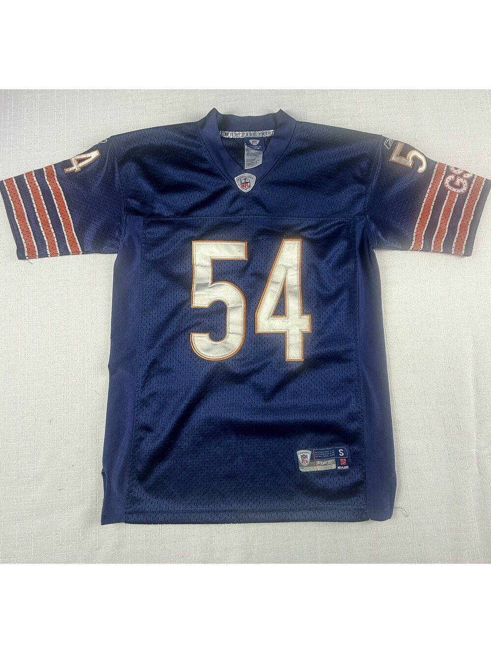 Reebok Brian Urlacher #54 Chicago Bears Youth Small 10-12 NFL On Field Jersey
